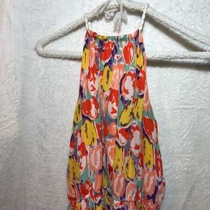 Brightly colored dress